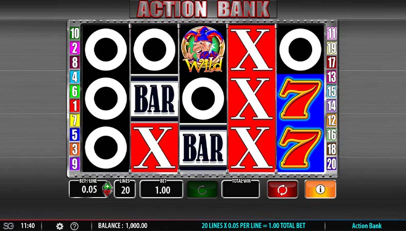 Action Bank demo spel.