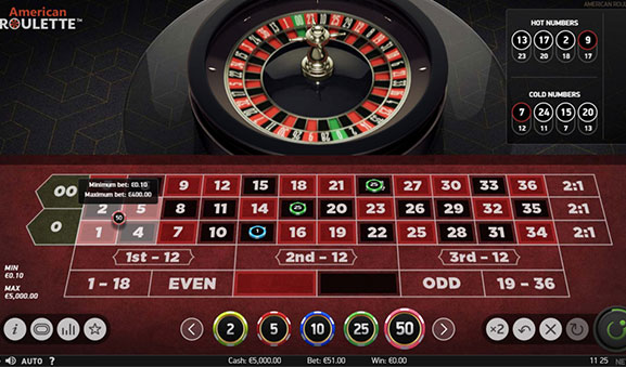 Amerikansk Roulette hos Microgaming