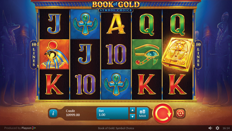 Book of Gold: Symbol Choice demo spel