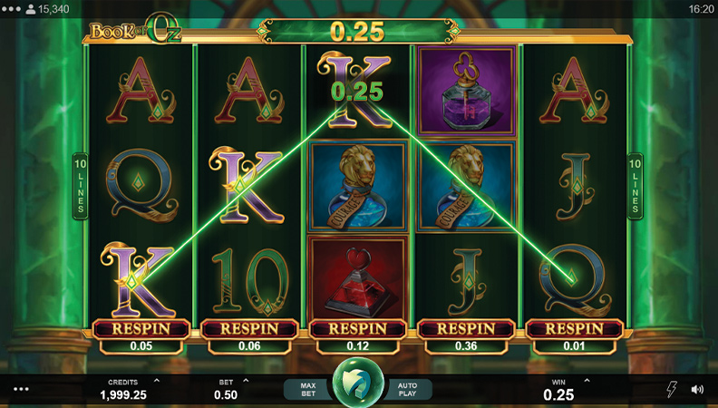 Book of Oz demo spel