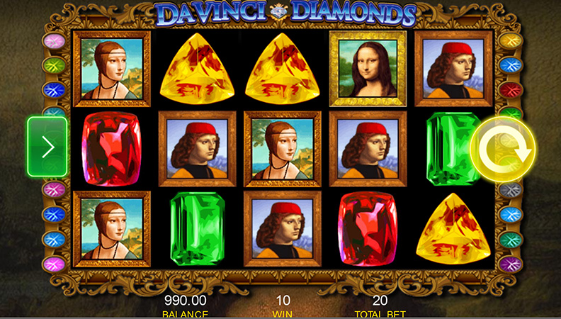 Da Vinci Diamonds demo spel