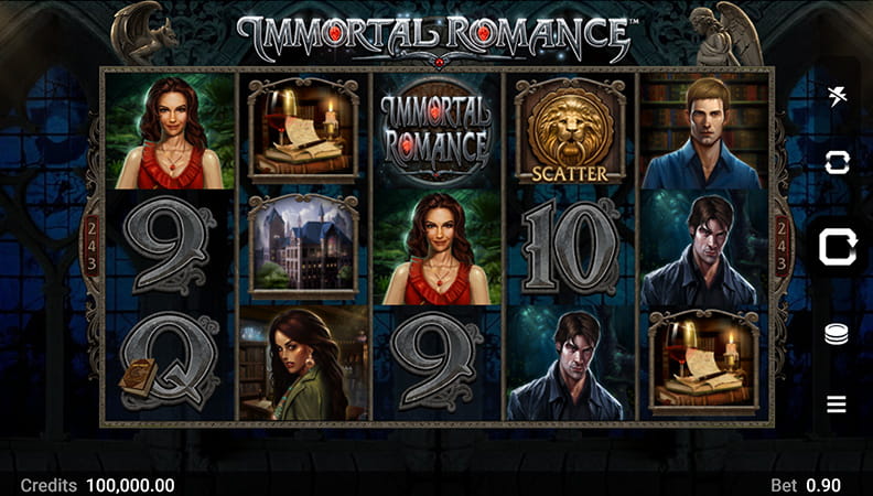 Immortal Romance demo spel.