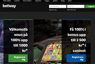 Betway startsida miniatyrbild 