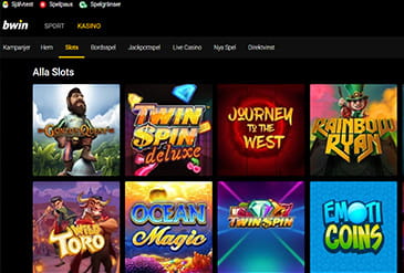 bwin casino och deras utbud av slotspel.