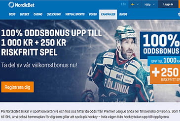 NordicBet startsida miniatyrbild 