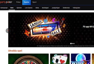 PartyPoker Casino spel minibild