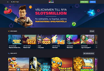 SlotsMillion hemsida