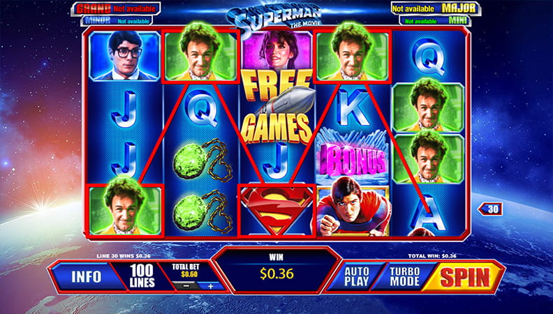 Superman demo spel.