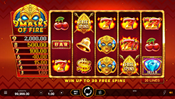 9 Masks of Fire hos Chanz Casino